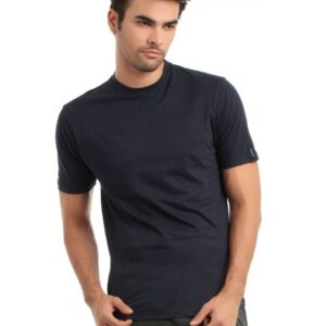 Hanes Men Navy Blue T-shirt
