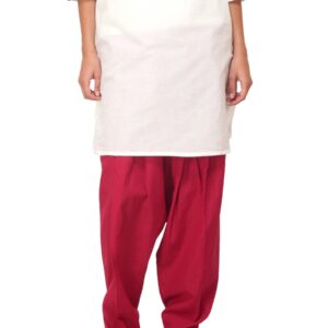 Fabindia Women Red Mangalgiri Salwar