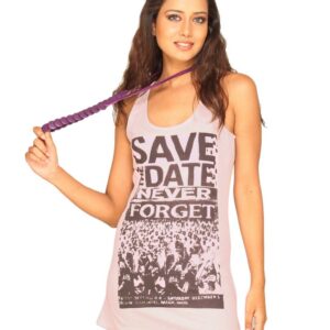 UCB Women's Racerback Print Pink T-shirt