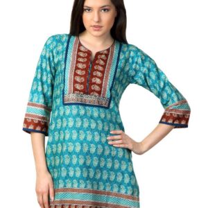Aneri Women Blue Kurta