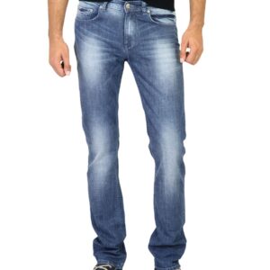 Spykar Men Washed Blue Jeans