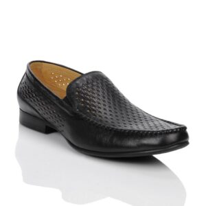 Homme Men Black Semi Formal Shoes