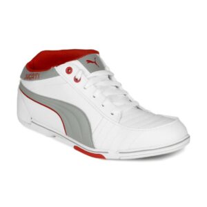 Puma Men White Mid Ducati Shoes