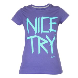 Nike Women Try Me Purple T-shirt