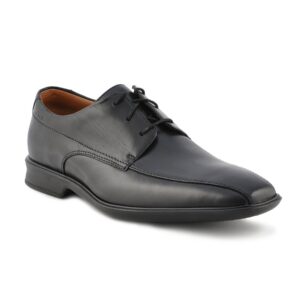 Clarks Men Goya Band Leather Black Formal Shoes