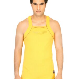 Facit Men Hunk Yellow Innerwear Vest