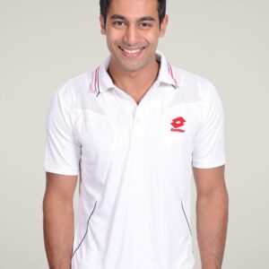 Lotto Men White Polo T-shirt