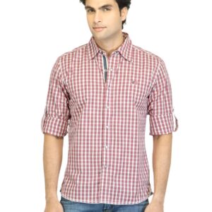 Wrangler Men American Flag Red Shirt