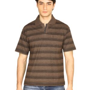 Classic Polo Men Brown Polo Tshirts