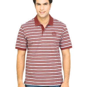 Arrow Sport Men Stripes Red Polo Tshirts