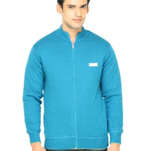 ADIDAS Men Solid Blue Jacket