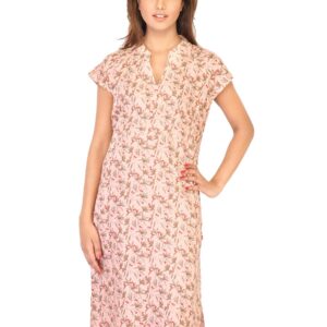 W Women Printed Pink Kurtas