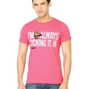 Mr.Men Little Miss Men Printed Fushia Pink Tshirt