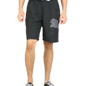 Puma Men Logo Bermuda Black Shorts