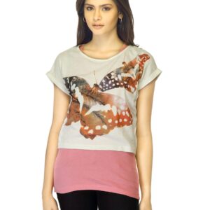 Jealous 21 Women Printed Pink Top