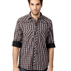 Provogue Men Brown Shirt