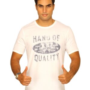 Wrangler Men's Hand Of Quality White T-shirt