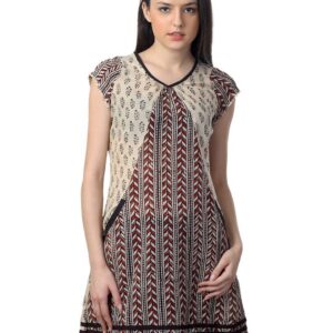 Mother Earth Women Beige Kurta