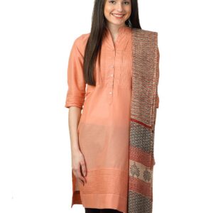 Fabindia Rust Kota Dupatta