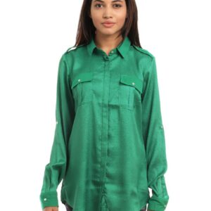 Vero Moda Women Green Shirt