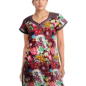 Diva Women Printed Maroon Kurta