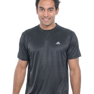 ADIDAS Mens Fitted Black T-shirt