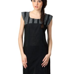 Alma Women Black Kurta