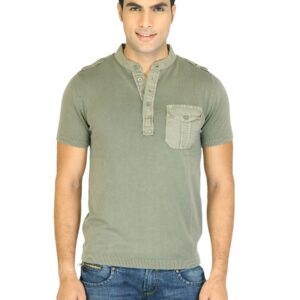 United Colors of Benetton Men Short Green T-shirt