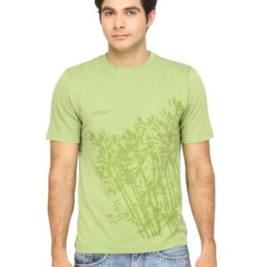Wildcraft Men Printed Green Tshirt