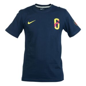 Nike Men Navy Blue Iniesta Football T-shirt