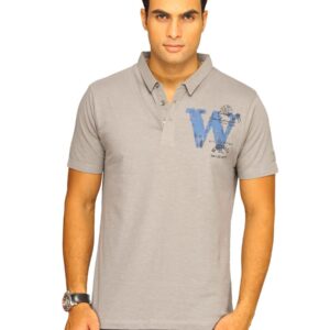 Wrangler Men's Convertible Slub Grey T-shirt