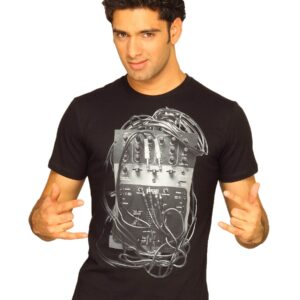 Free Authority Men's Music Machine Black T-shirt