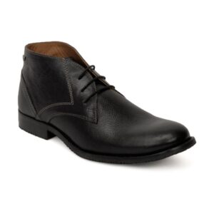 Red Tape Men Black Formal Shoes