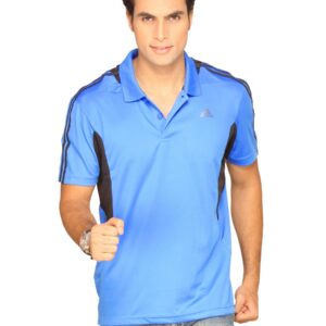 ADIDAS Men's 365 Polo Sky Blue T-shirt