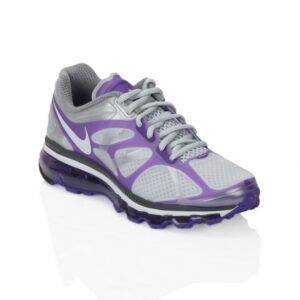 Nike Women Air Max Grey & Purple Sports Shoes