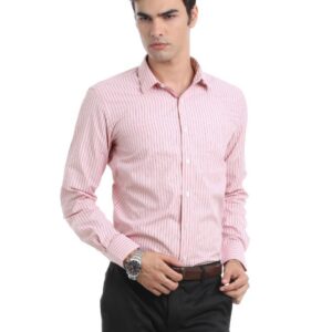 Mark Taylor Men Pink Shirt