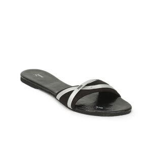 Puma Women Black Crazy Slide Flats