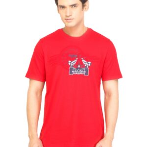 Puma Men GP Budg Logo Red Tshirts