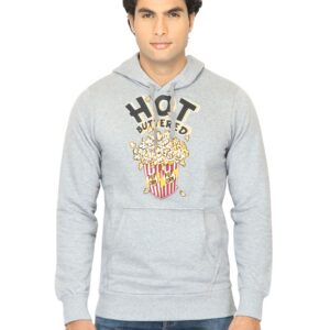United Colors of Benetton Men Printed Grey Sweatshirt