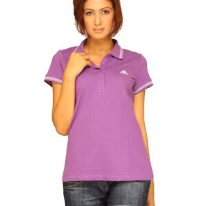 ADIDAS Women's Purple Polo T-shirt