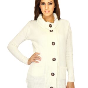 Scullers Women Knit White Sweaters