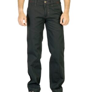Probase Men Solid Black Trousers
