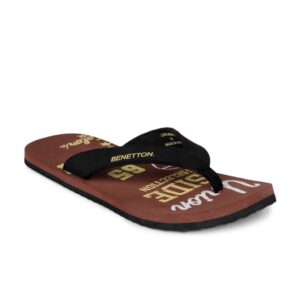 United Colors of Benetton Men Brown Flip Flop