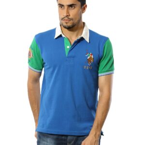 U.S.Polo Assn. Men Blue Polo T-shirt