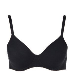 Enamor Women Smooth Black Bra