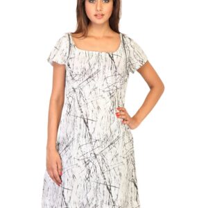 W Women Printed White Kurtas