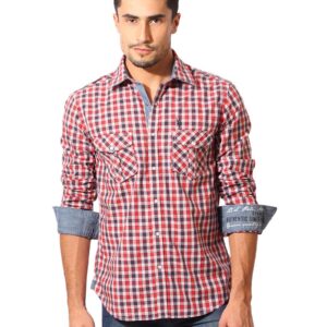 U.S. Polo Assn. Denim Co. Men Red Check Shirt