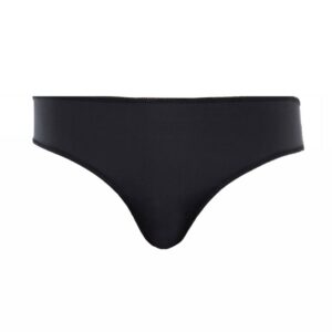 Enamor Women Black Regular-Rise Bikini Brief
