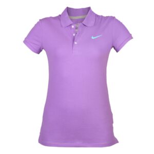 Nike Women Purple Polo T-shirt