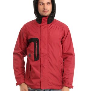 Just Natural Unisex Red Rain Jacket